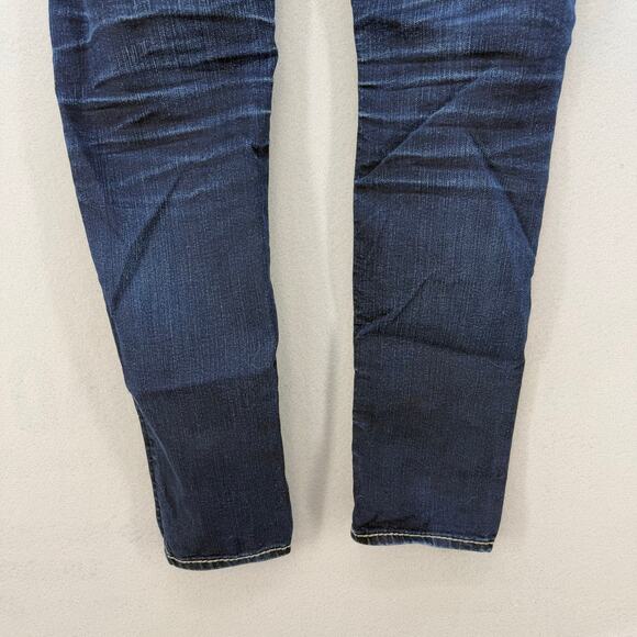 Silver Jeans Women's 29x29 (8) Dark Blue Suki Mid Super Skinny Preppy Normcore - Picture 6 of 16